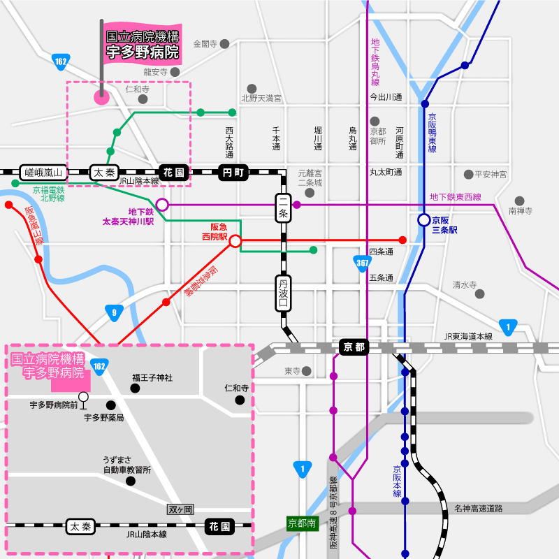 所在地略図