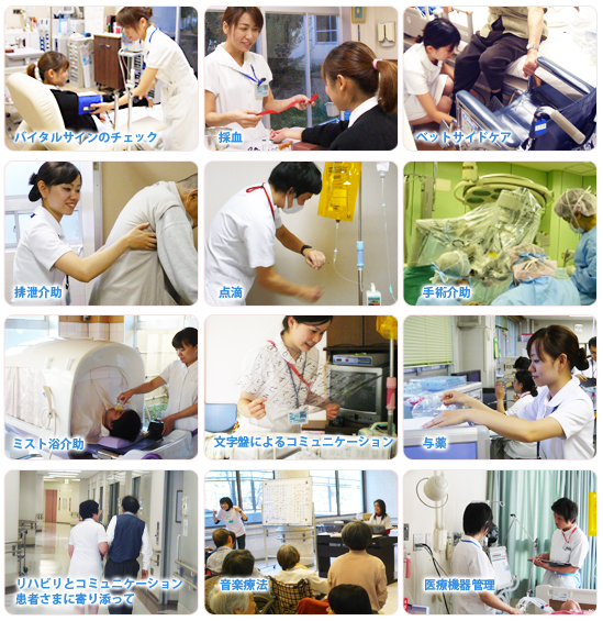 写真で見るナースの仕事