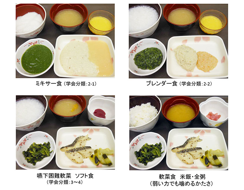 当院の形態調整食