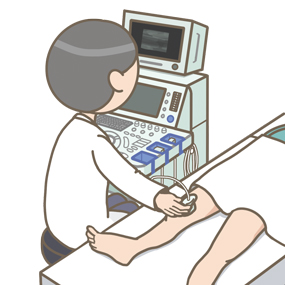下肢血管超音波検査(下肢血管エコー)